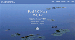 Desktop Screenshot of pauljohara.com