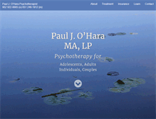 Tablet Screenshot of pauljohara.com